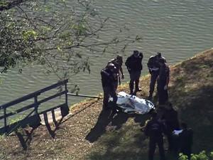 Polícia encontra corpo de estudante na raia olímpica da USP - GNews (Foto: Reprodução/GloboNews)